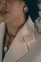 Load image into Gallery viewer, Diamond Nautilus Earrings