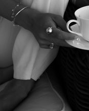 Load image into Gallery viewer, Hammered Globe ring