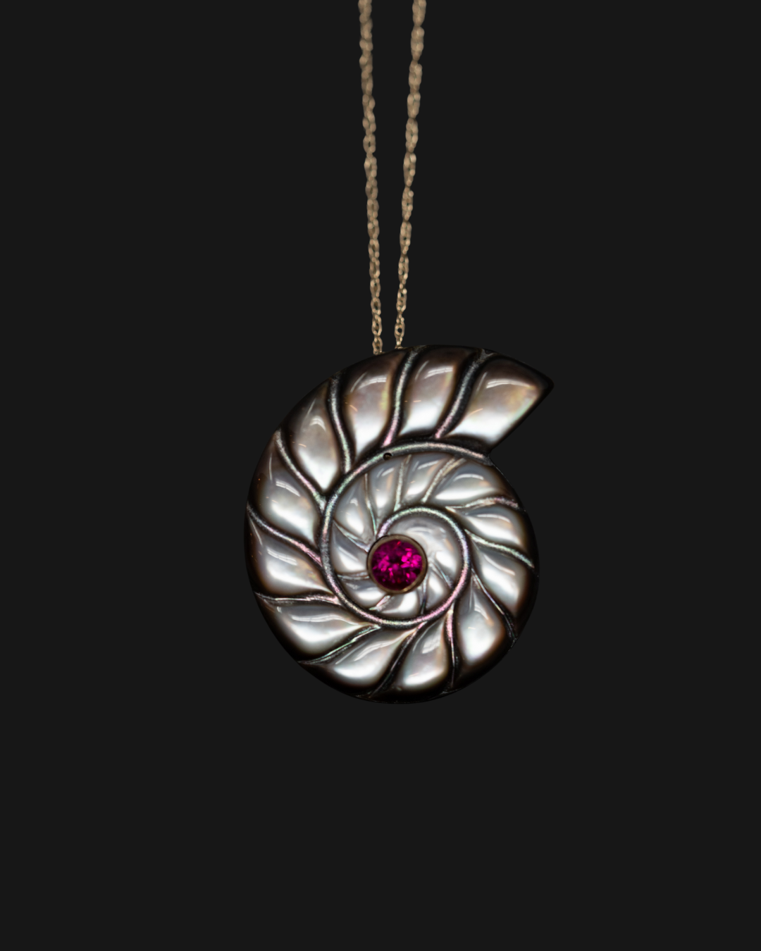 Rybina Nautilus Necklace