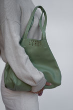 Load image into Gallery viewer, Moss Leather Tote
