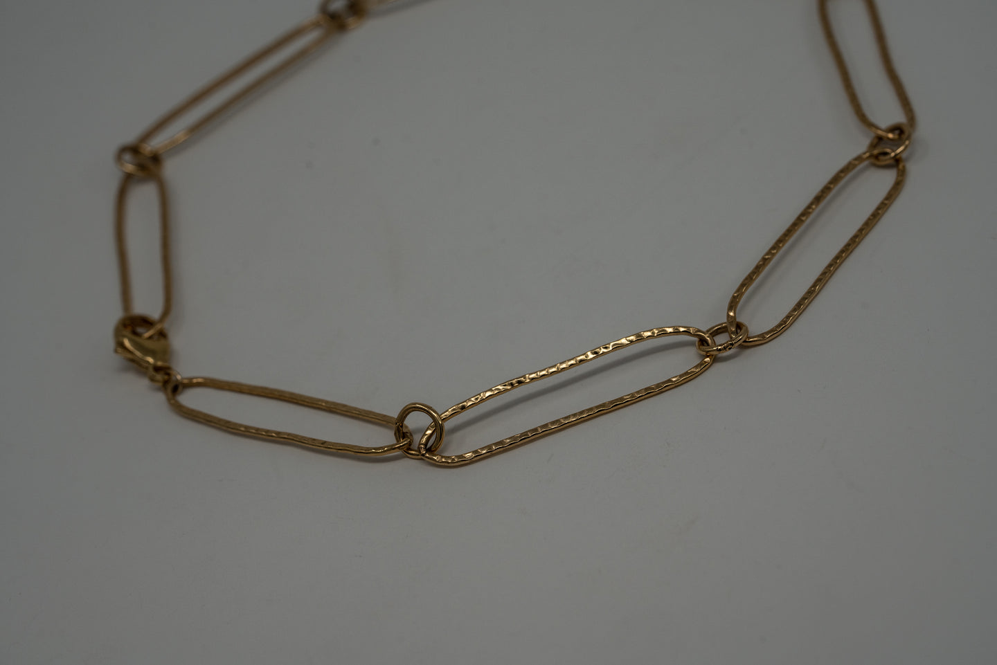 Oblong Clip Necklace