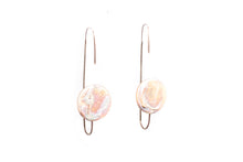 Load image into Gallery viewer, Coin Pearl Reverse Earrings

