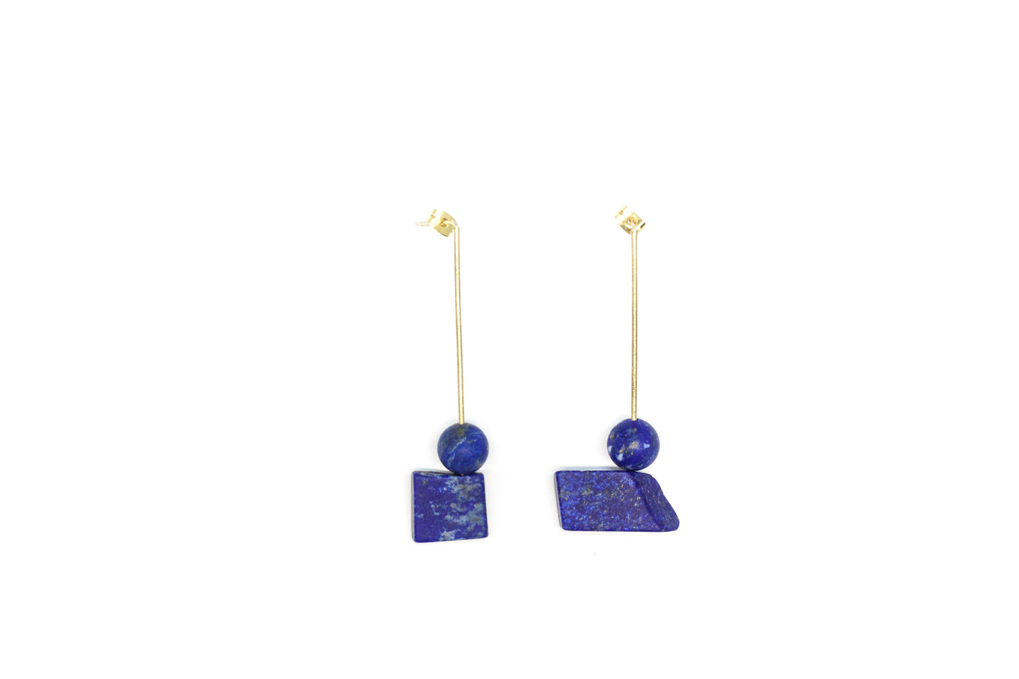 raw lapis pendulum