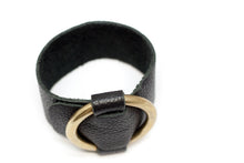 Load image into Gallery viewer, Brass and Leather wrap
