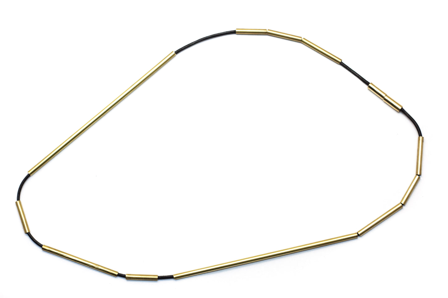 Segmented Brass Necklace