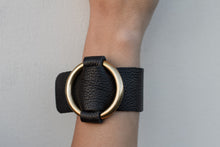 Load image into Gallery viewer, Brass and Leather wrap
