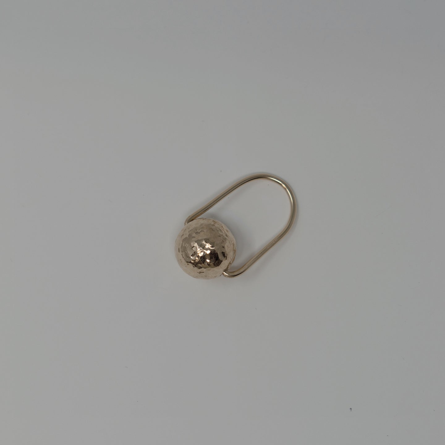 Hammered Globe ring