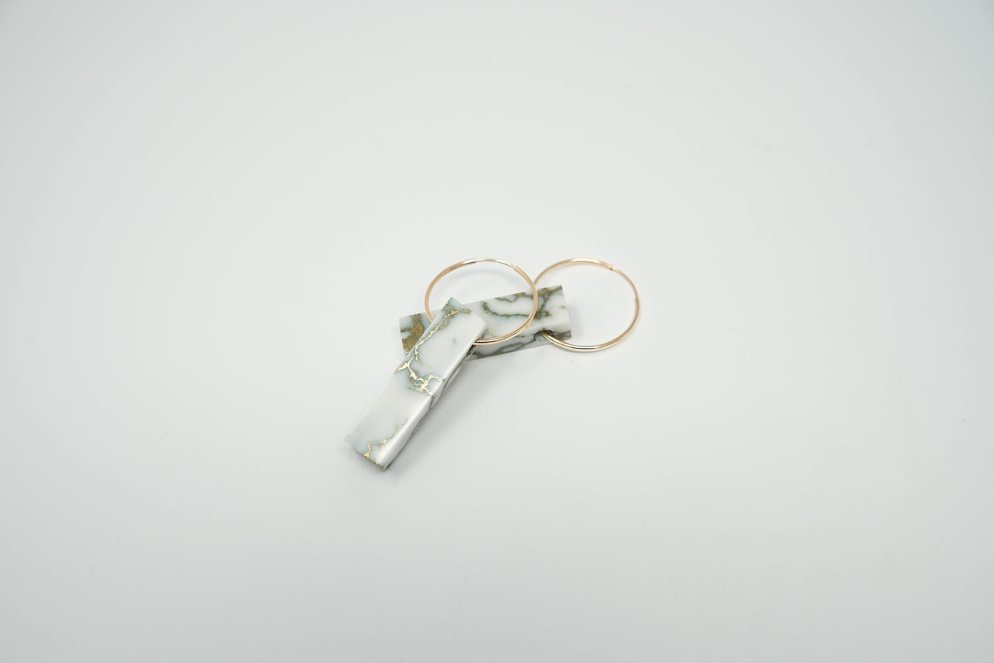 Mini Marble columns on hoops