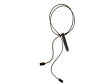 Load image into Gallery viewer, Onyx bar tie necklace
